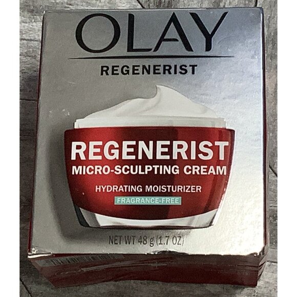 Olay Regenerist Micro-Sculpting Cream 48g Hydrating Moisturizer Fragrance-Free - Picture 1 of 5